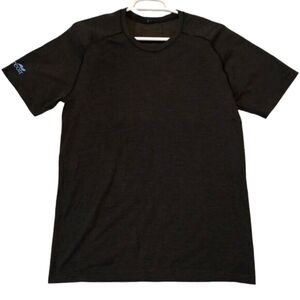 Lululemon Mens Quick-Dry Training‎ Shirt Sz M Short Sleeve Lightweight Black